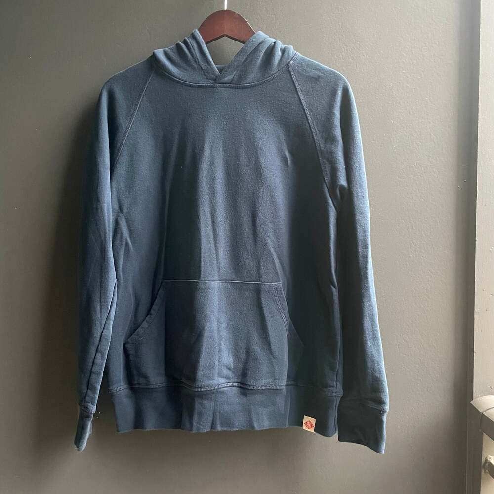 Bather Navy Organic Cotton Hoodie Bather